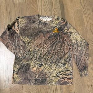 Realtree mossy Oak camo long sleeve shirt men’s small